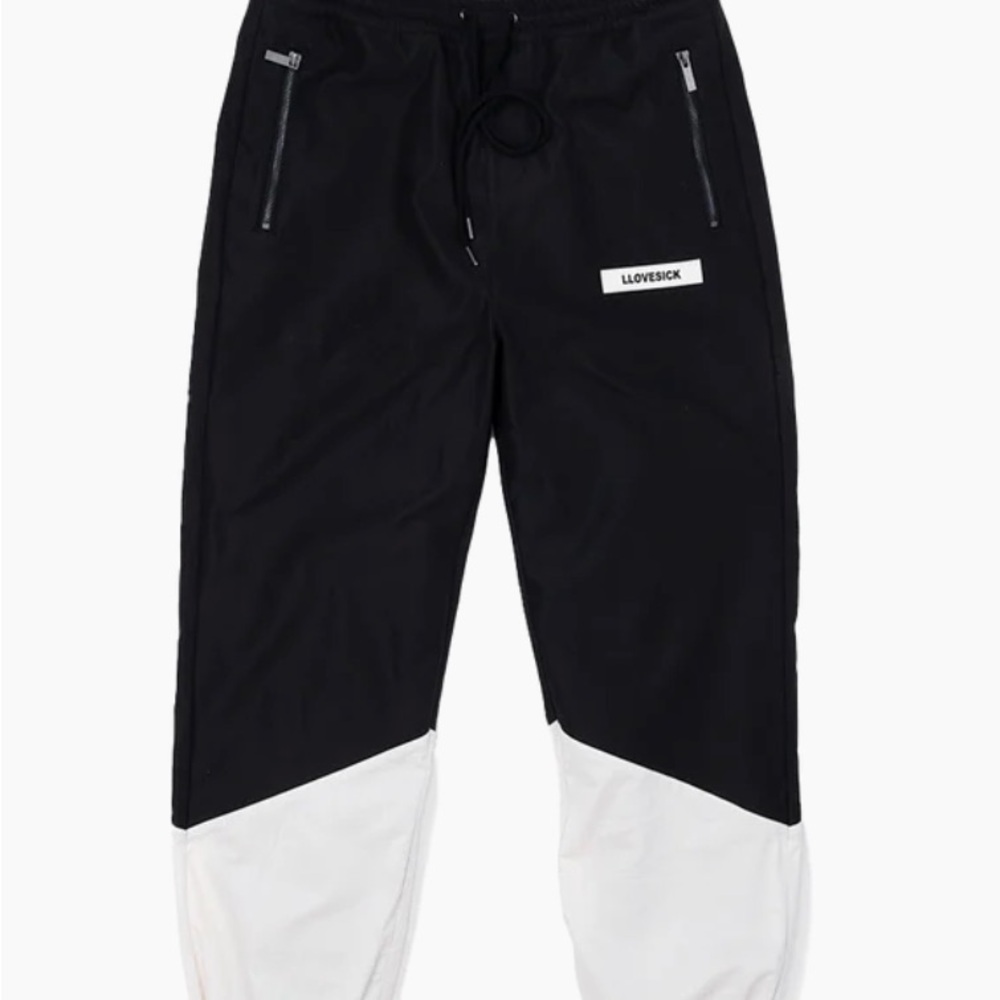 Lovesick Donni Black and White Men's track Pants